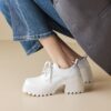 Buy CHIKO Donielle Square Toe Block Heels Oxfords Shoes online shopping cheap