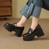Buy CHIKO Donisha Square Toe Block Heels Loafers Shoes online shopping cheap