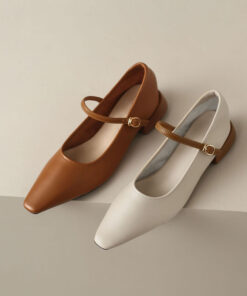 CHIKO Dulcina Square Toe Block Heels Mary Jane Shoes