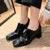 Buy CHIKO Dulcinea Square Toe Block Heels Ankle Boots online shopping cheap