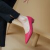 Buy CHIKO Eliana Pointy Toe Block Heels Pumps Shoes online shopping cheap
