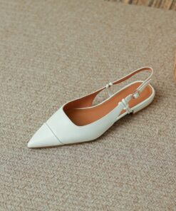 CHIKO Elisa Pointy Toe Block Heels Slingback Shoes