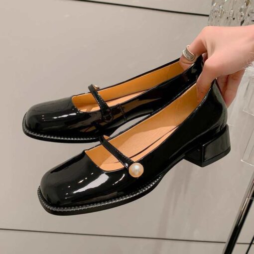 Buy CHIKO Emaleigh Square Toe Block Heels Mary Jane Shoes online shopping cheap