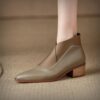 Buy CHIKO Emelinda Pointy Toe Block Heels Ankle Boots online shopping cheap
