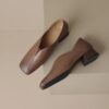 Buy CHIKO Emersyn Square Toe Block Heels Pumps Shoes online shopping cheap