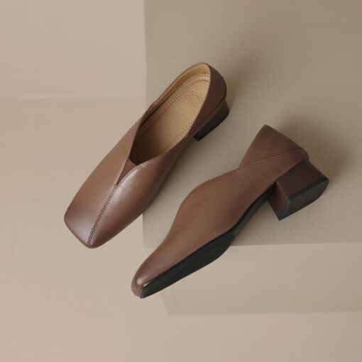 Buy CHIKO Emersyn Square Toe Block Heels Pumps Shoes online shopping cheap