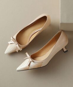 CHIKO Emmalee Pointy Toe Kitten Heels Pumps Shoes