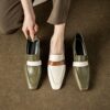 Buy CHIKO Emylee Square Toe Block Heels Loafers Shoes online shopping cheap