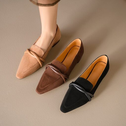 Buy CHIKO Fadila Pointy Toe Block Heels Loafers Shoes online shopping cheap
