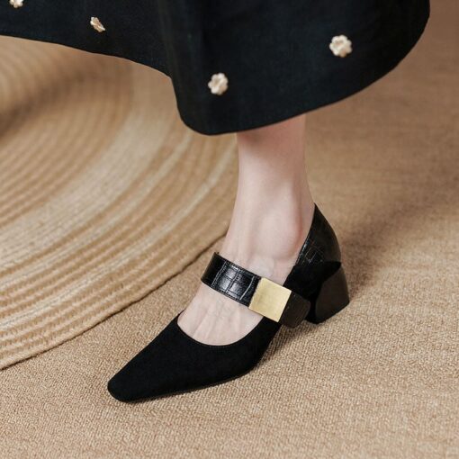 Buy CHIKO Floramaria Square Toe Block Heels Mary Jane Shoes online shopping cheap