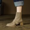 Buy CHIKO Frescura Buckle Leather Ankle Boots online shopping cheap
