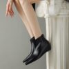 Buy CHIKO Guadalupe Pointy Toe Wedge Ankle Boots online shopping cheap