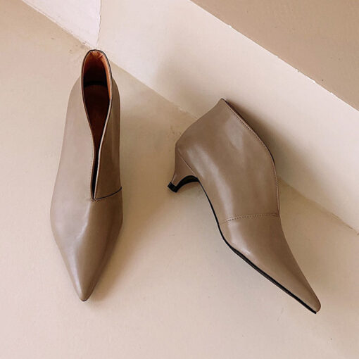 Buy CHIKO Infantita Pointy Toe Kitten Heels Ankle Boots online shopping cheap