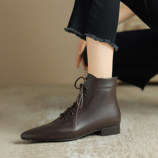 Buy CHIKO Iris Pointy Toe Block Heels Ankle Boots online shopping cheap