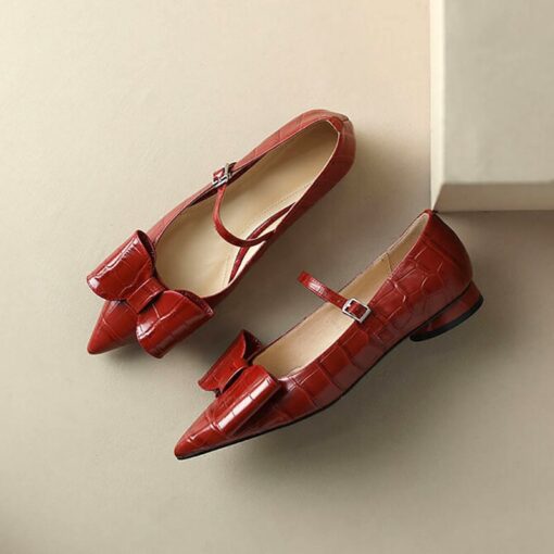 Buy CHIKO Jacki Pointy Toe Block Heels Mary Jane Shoes online shopping cheap