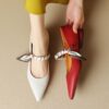 Buy CHIKO Jaclynn Pointy Toe Block Heels Mary Jane Shoes online shopping cheap