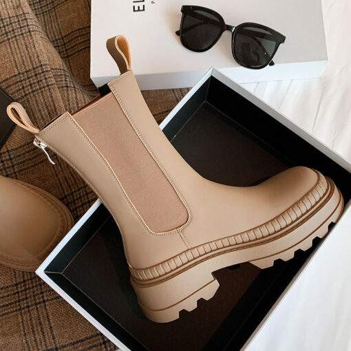 Buy CHIKO Jacynthe Round Toe Flatforms Boots online shopping cheap
