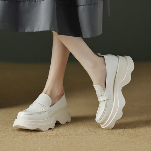 Buy CHIKO Jaina Round Toe Flatforms Loafers Shoes online shopping cheap