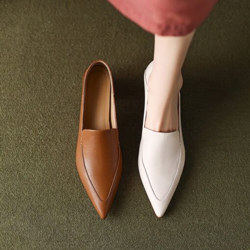 Buy CHIKO Jala Pointy Toe Block Heels Loafers Shoes online shopping cheap