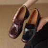 Buy CHIKO Jalysa Square Toe Block Heels Loafers Shoes online shopping cheap