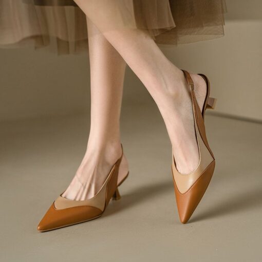 Buy CHIKO Jamara Pointy Toe Kitten Heels Slingback Shoes online shopping cheap