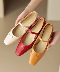CHIKO Jamesha Square Toe Block Heels Mary Jane Shoes
