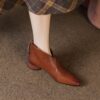Buy CHIKO Jamilia Pointy Toe Block Heels Ankle Boots online shopping cheap