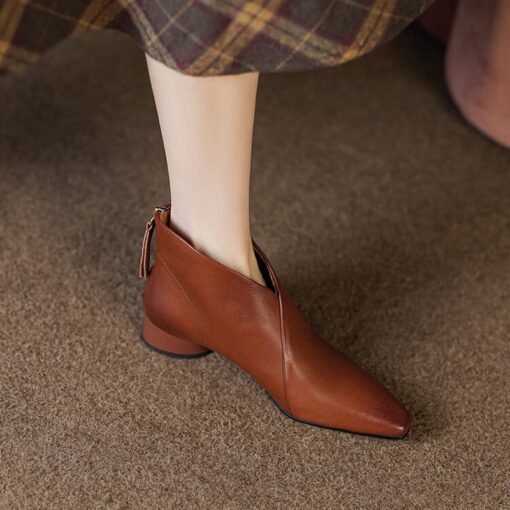 Buy CHIKO Jamilia Pointy Toe Block Heels Ankle Boots online shopping cheap