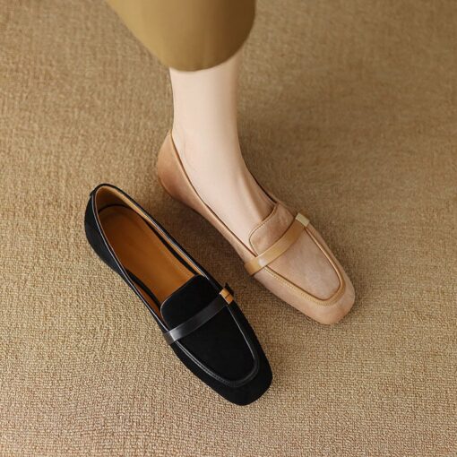 Buy CHIKO Jammie Square Toe Block Heels Loafers Shoes online shopping cheap