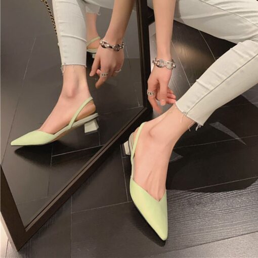 Buy CHIKO Jamonica Pointy Toe Block Heels Slingback Shoes online shopping cheap