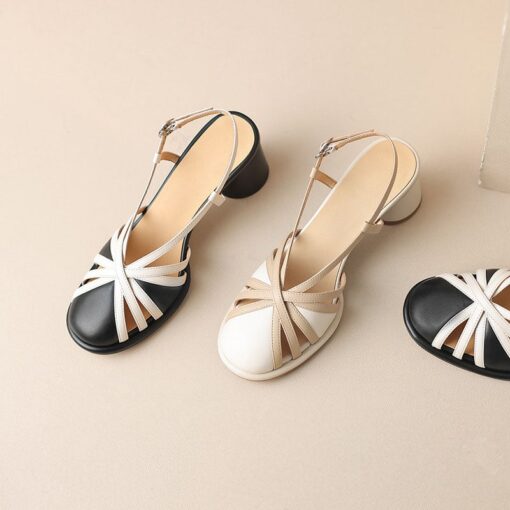 Buy CHIKO Jaycie Round Toe Block Heels Slingback Shoes online shopping cheap