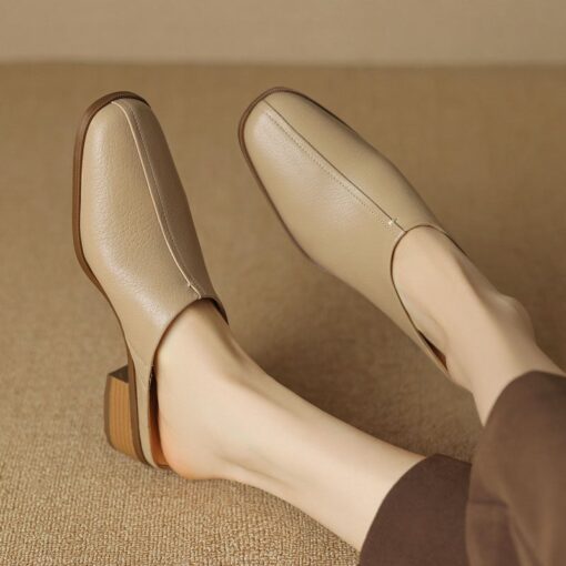 Buy CHIKO Jaydee Square Toe Block Heels Clogs/Mules Shoes online shopping cheap
