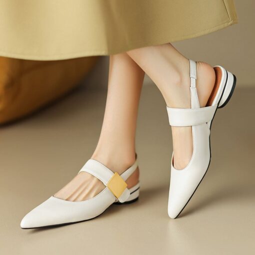 Buy CHIKO Jayla Pointy Toe Block Heels Slingback Shoes online shopping cheap
