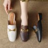 Buy CHIKO Jeanelle Square Toe Block Heels Clogs/Mules Shoes online shopping cheap