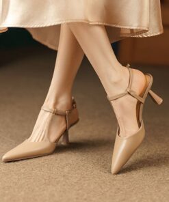 CHIKO Jenelle Pointy Toe Stiletto Slingback Shoes