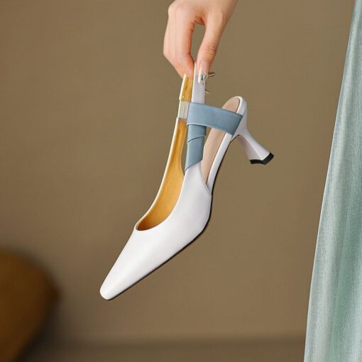Buy CHIKO Jerica Pointy Toe Block Heels Slingback Shoes online shopping cheap