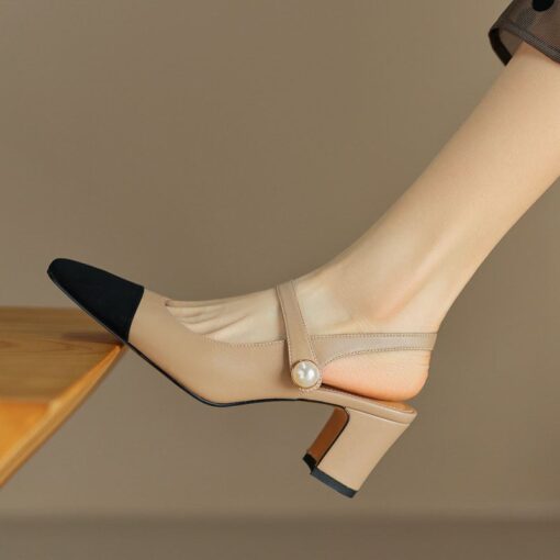 Buy CHIKO Jessilyn Square Toe Block Heels Slingback Shoes online shopping cheap