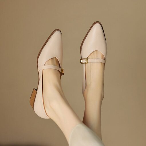Buy CHIKO Jevette Pointy Toe Block Heels Mary Jane Shoes online shopping cheap