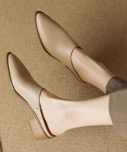 CHIKO Jewelana Pointy Toe Block Heels Clogs/Mules Shoes