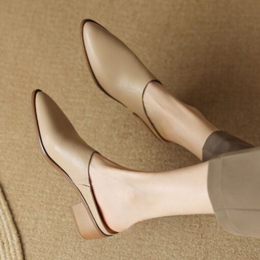 Buy CHIKO Jewelana Pointy Toe Block Heels Clogs/Mules Shoes online shopping cheap