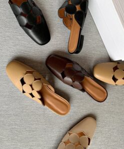 CHIKO Jodee Square Toe Block Heels Clogs/Mules Shoes