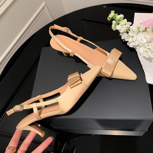 Buy CHIKO Joelynn Pointy Toe Kitten Heels Slingback Shoes online shopping cheap