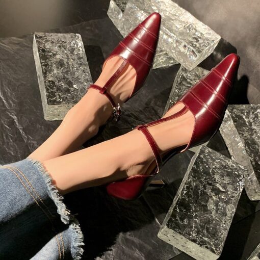 Buy CHIKO Jolynn Pointy Toe Stiletto T-Strap Shoes online shopping cheap