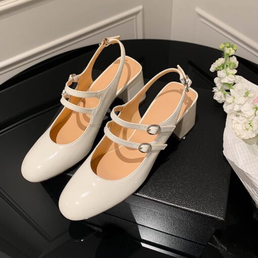 Buy CHIKO Jonelle Round Toe Block Heels Slingback Shoes online shopping cheap