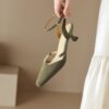 Buy CHIKO Jonnie Square Toe Kitten Heels Slingback Shoes online shopping cheap
