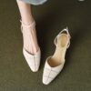 Buy CHIKO Josianne Square Toe Kitten Heels Slingback Shoes online shopping cheap