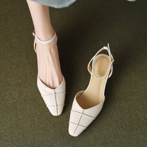 Buy CHIKO Josianne Square Toe Kitten Heels Slingback Shoes online shopping cheap