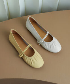 CHIKO Joyceta Round Toe Block Heels Mary Jane Shoes
