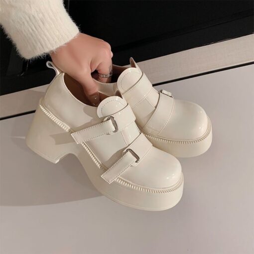 Buy CHIKO Judyann Square Toe Block Heels Oxfords Shoes online shopping cheap