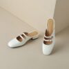 Buy CHIKO Kacey Square Toe Block Heels Clogs/Mules Shoes online shopping cheap